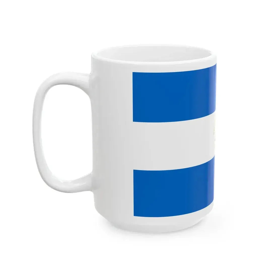 Flag of Nicaragua (Nicaragua) White Coffee Mug - Go Mug Yourself