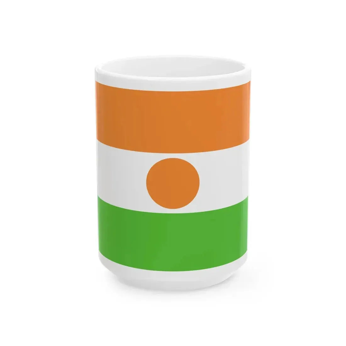 Flag of Niger WFB 2000 (Niger) White Coffee Mug 15oz - Go Mug Yourself