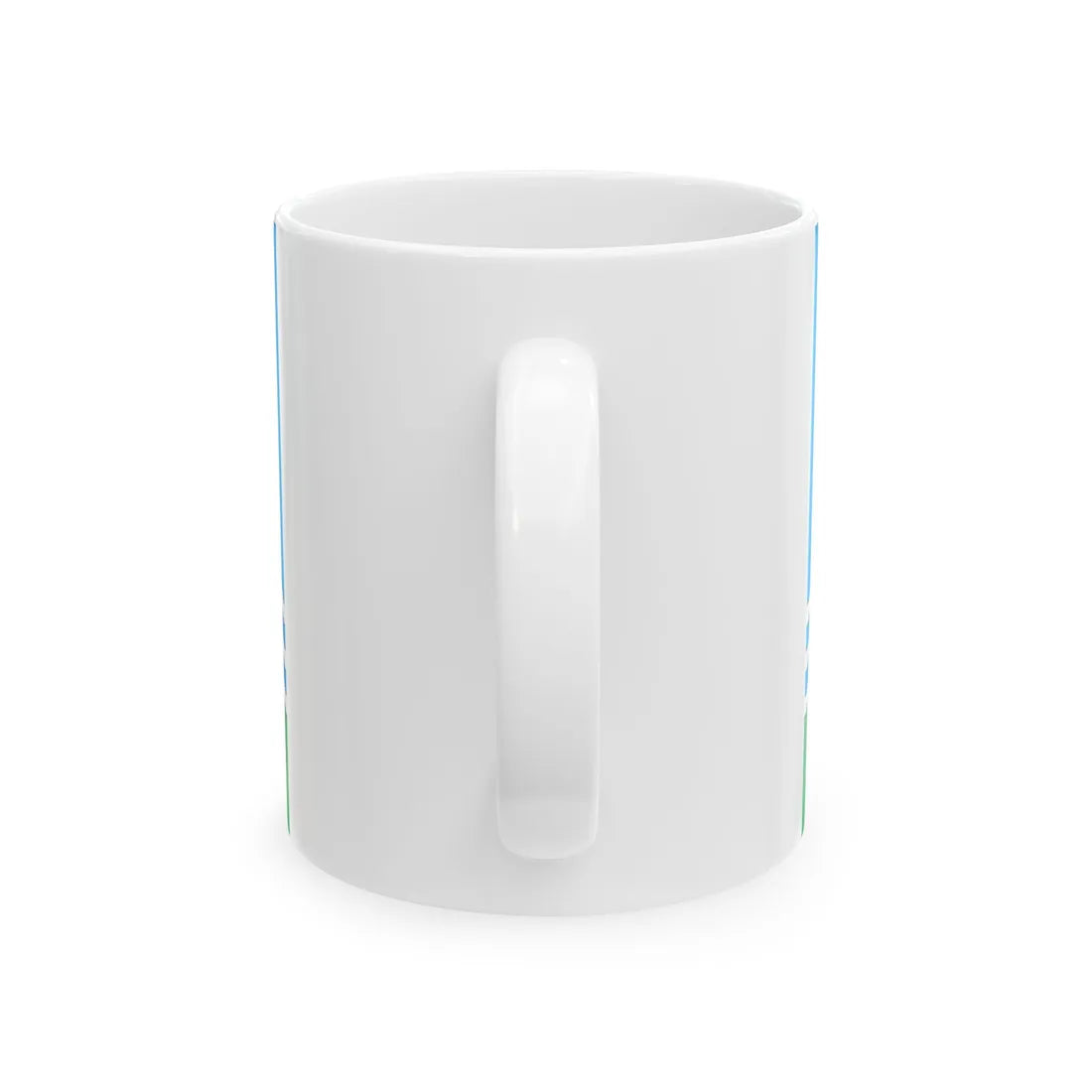 Flag of Nikolske raion (Ukraine) White Coffee Mug - Go Mug Yourself