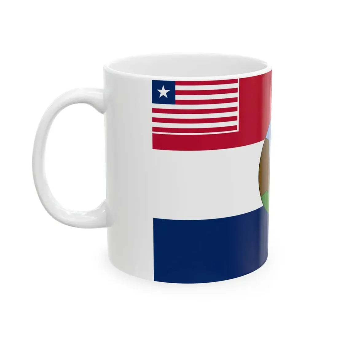 Flag of Nimba County (Liberia) White Coffee Mug - Go Mug Yourself