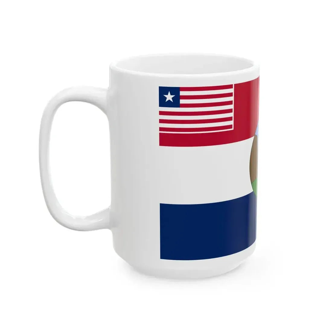 Flag of Nimba County (Liberia) White Coffee Mug - Go Mug Yourself