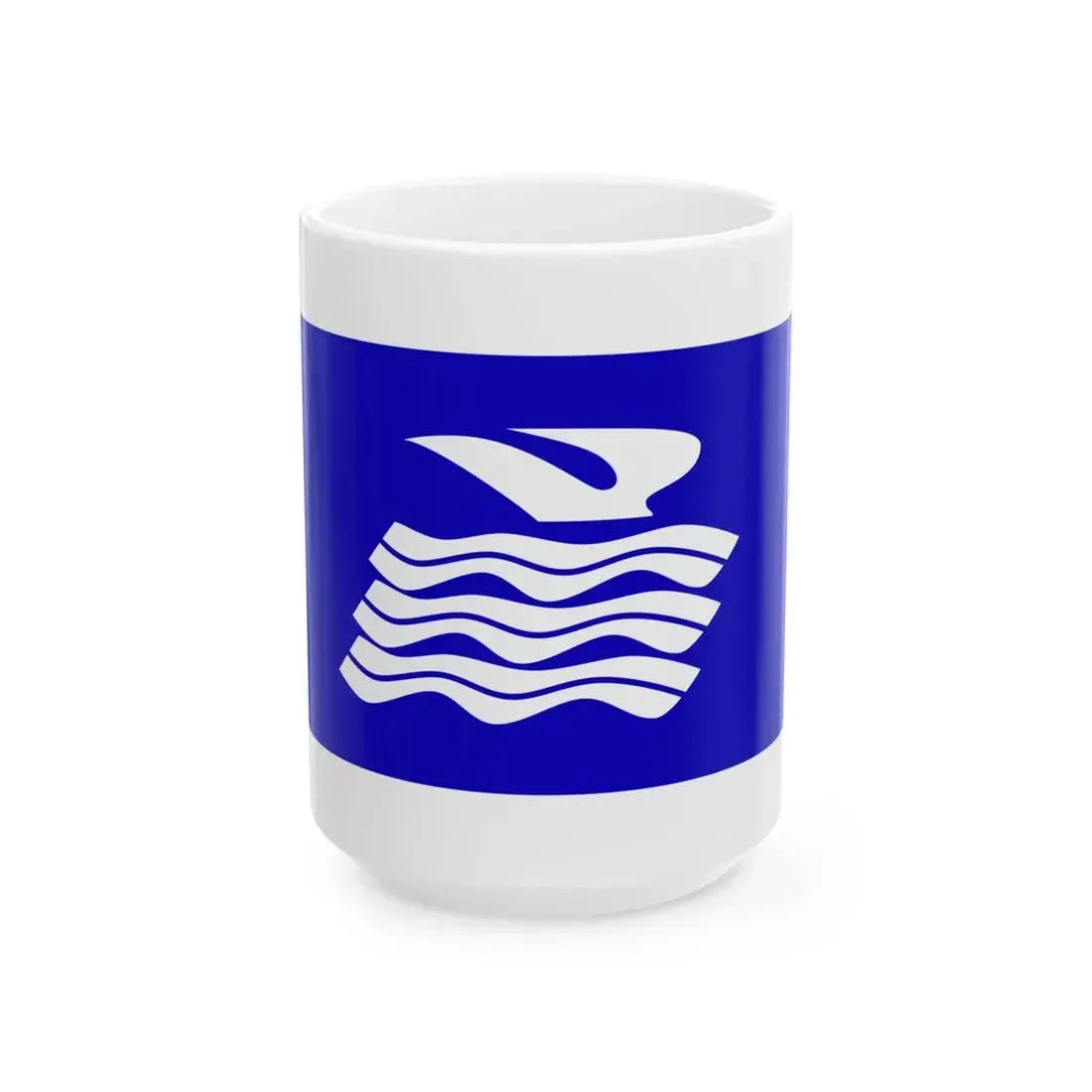 Flag of Ningbo 1997 (China) White Coffee Mug 15oz - Go Mug Yourself