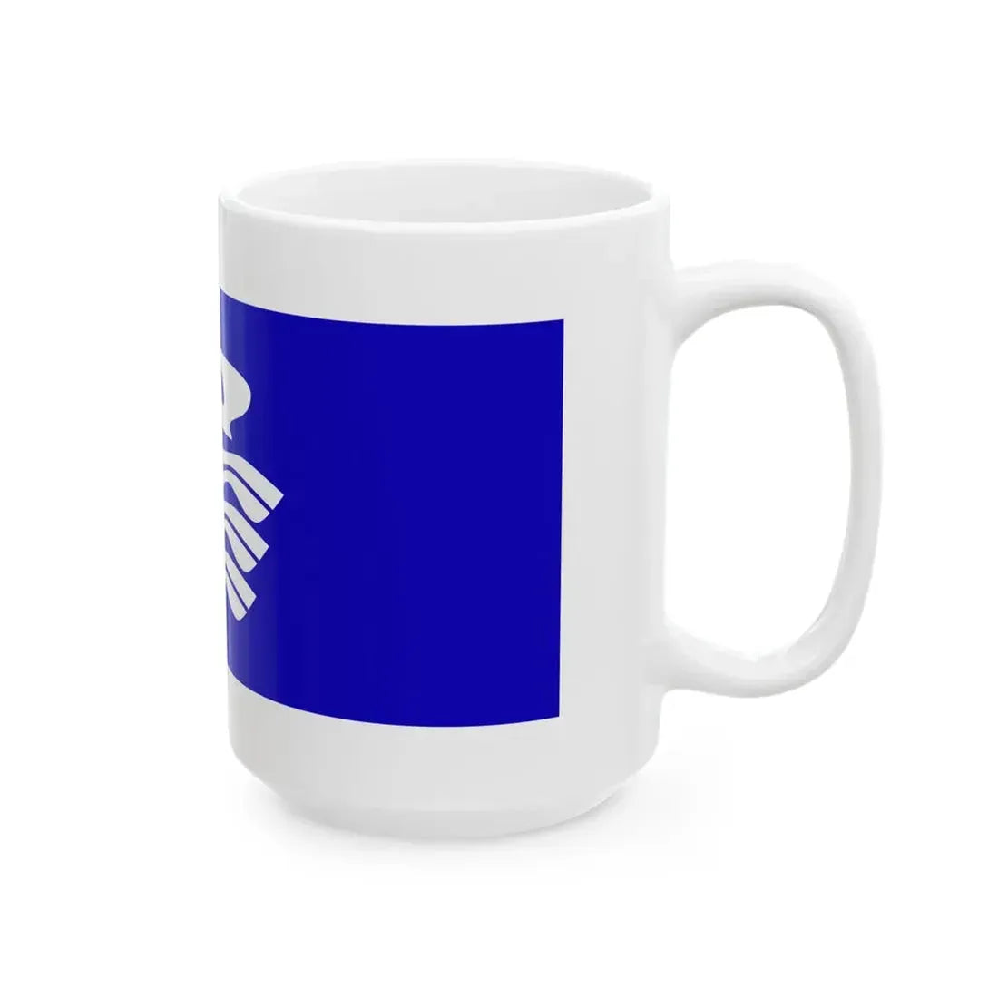 Flag of Ningbo 1997 (China) White Coffee Mug - Go Mug Yourself