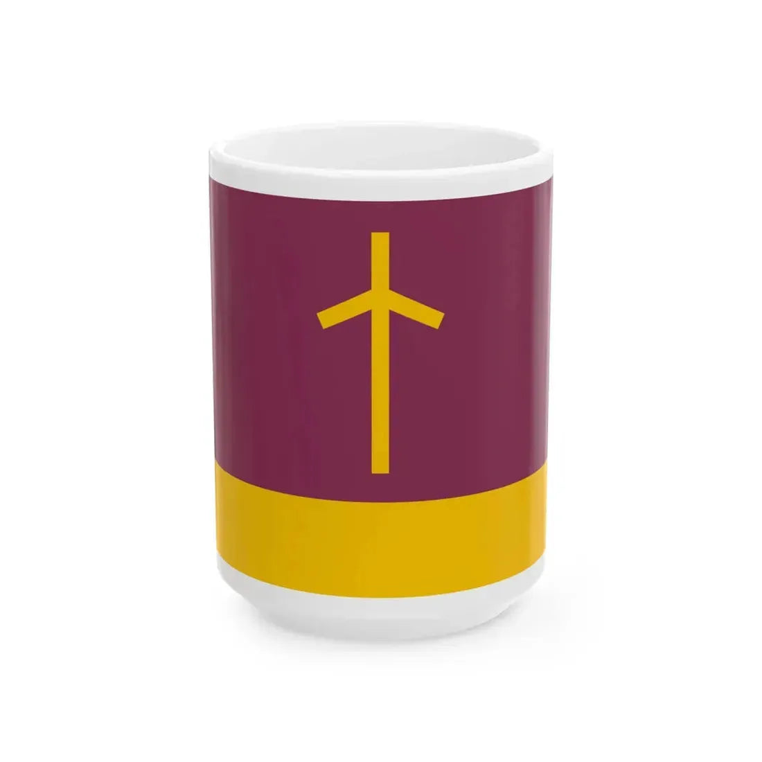 Flag of Ninotsminda Municipality (Georgia) White Coffee Mug 15oz - Go Mug Yourself