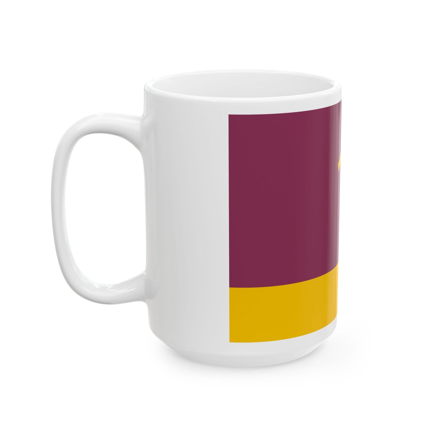 Flag of Ninotsminda Municipality (Georgia) White Coffee Mug-Go Mug Yourself