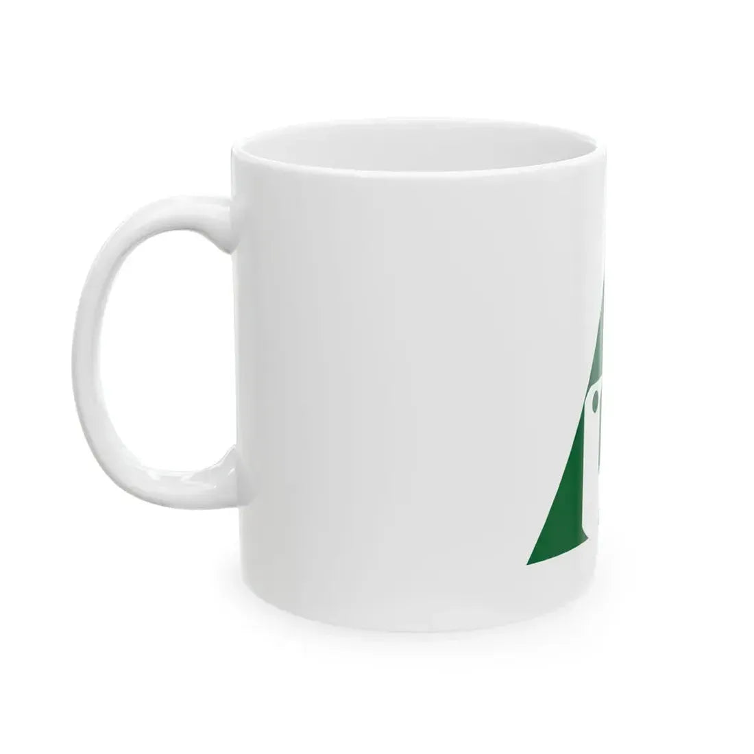 Flag of Nishi Ward Sapporo Hokkaido (Japan) White Coffee Mug - Go Mug Yourself