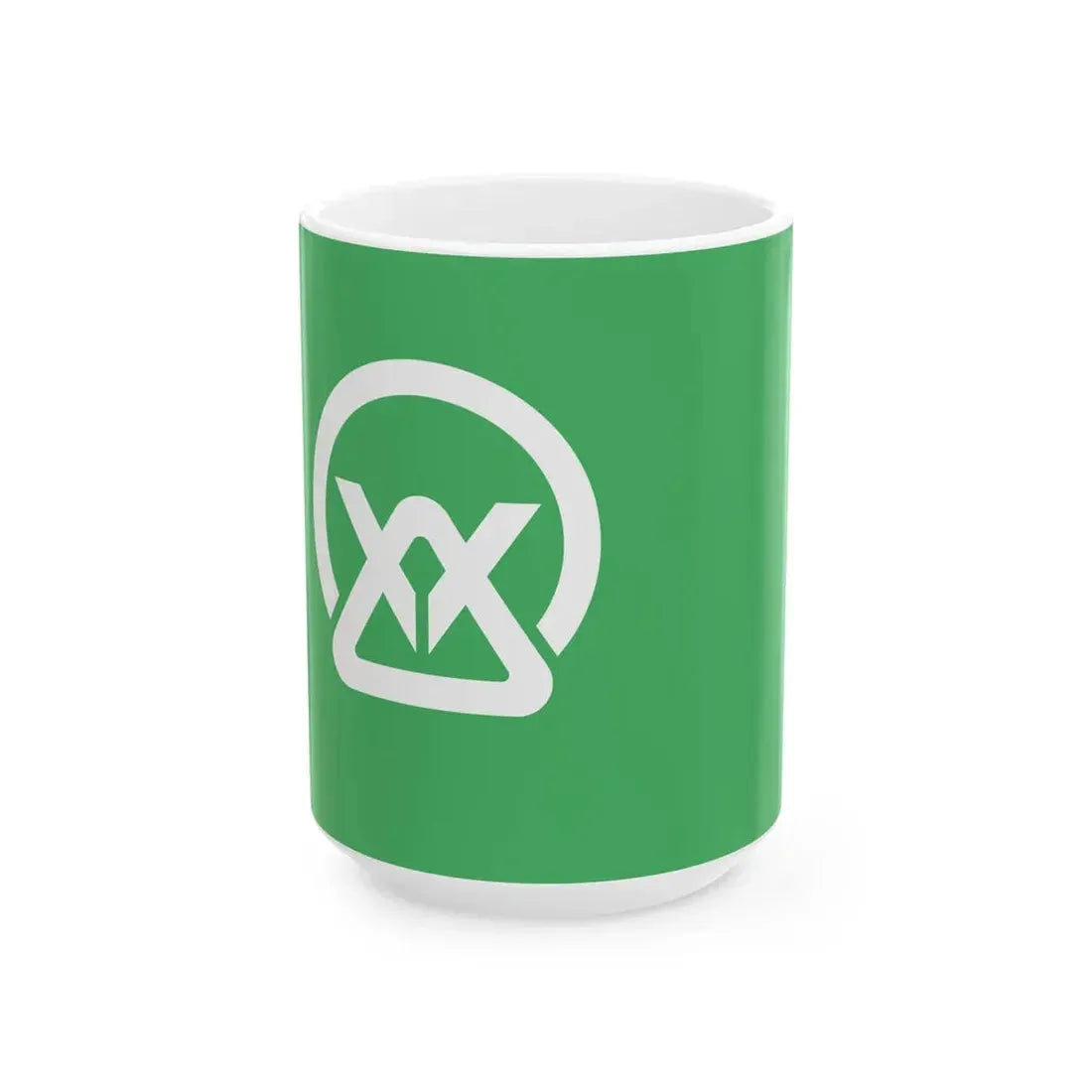 Flag of Nishiaizu Fukushima (Japan) White Coffee Mug 15oz - Go Mug Yourself