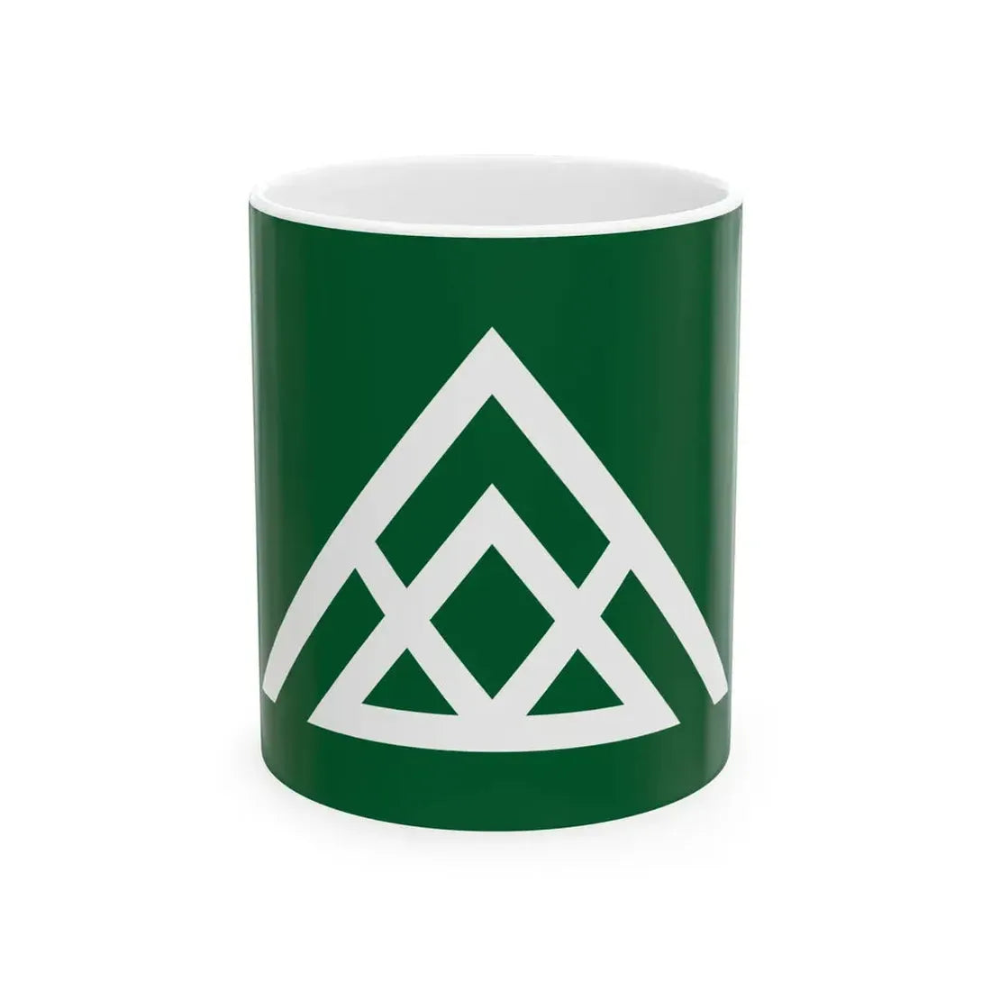 Flag of Nishiawakura Okayama (Japan) White Coffee Mug 11oz - Go Mug Yourself