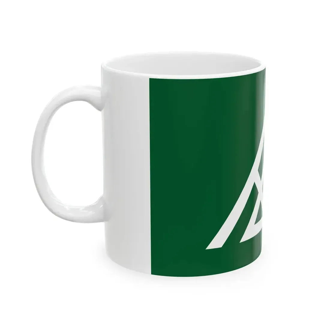 Flag of Nishiawakura Okayama (Japan) White Coffee Mug - Go Mug Yourself
