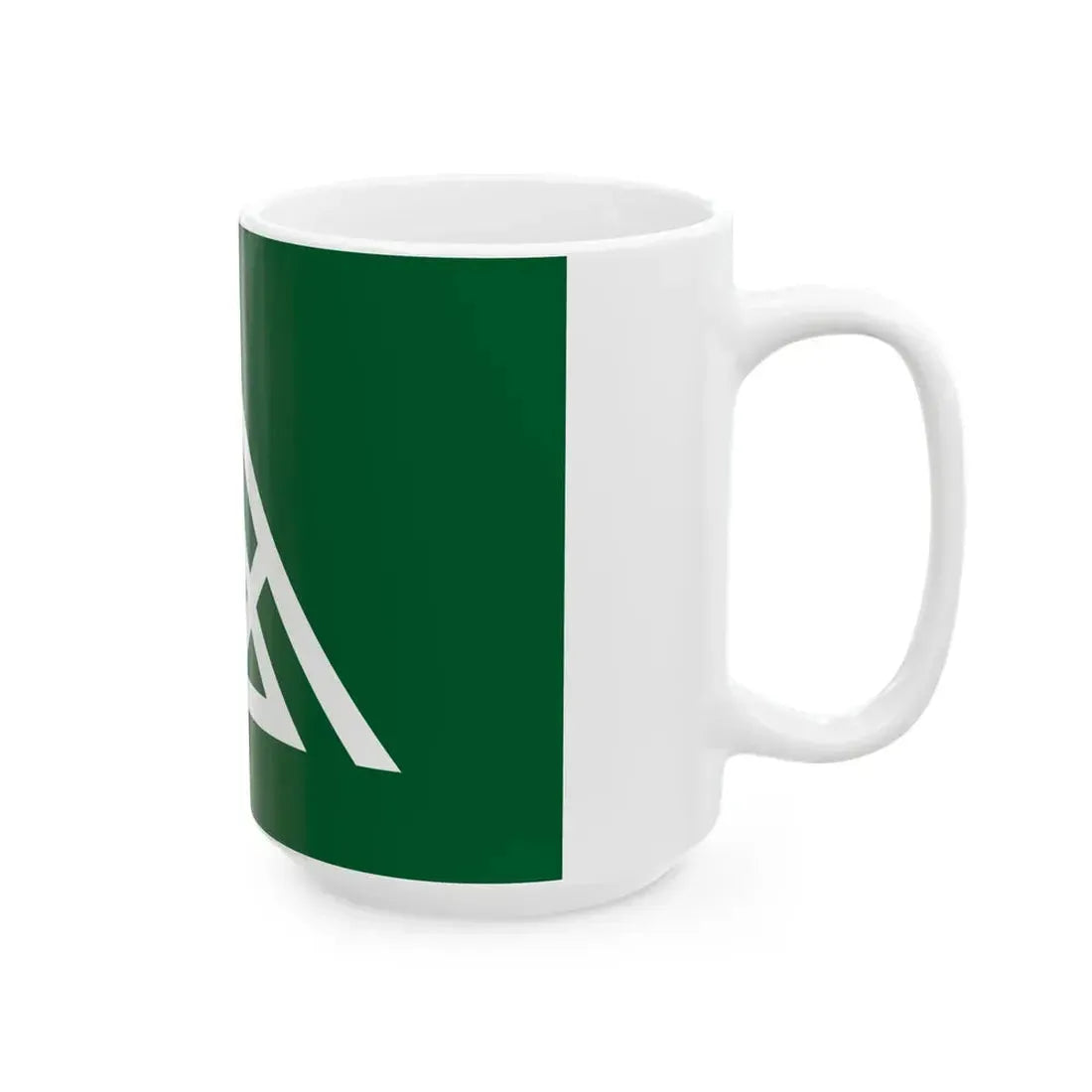 Flag of Nishiawakura Okayama (Japan) White Coffee Mug - Go Mug Yourself