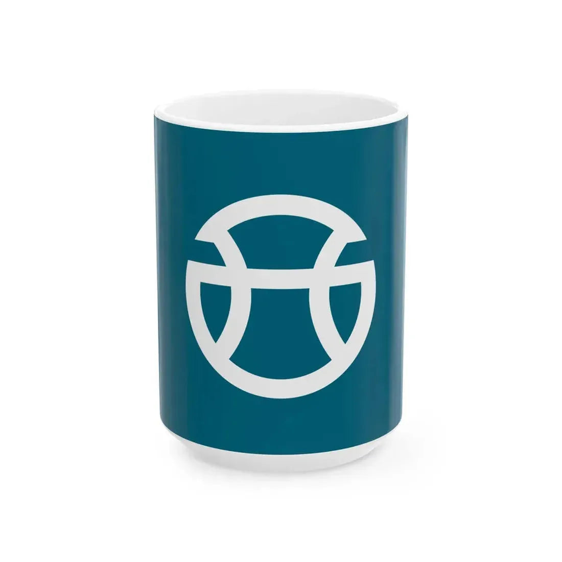 Flag of Nishiazai Shiga 1955-2010 (Japan) White Coffee Mug 15oz - Go Mug Yourself