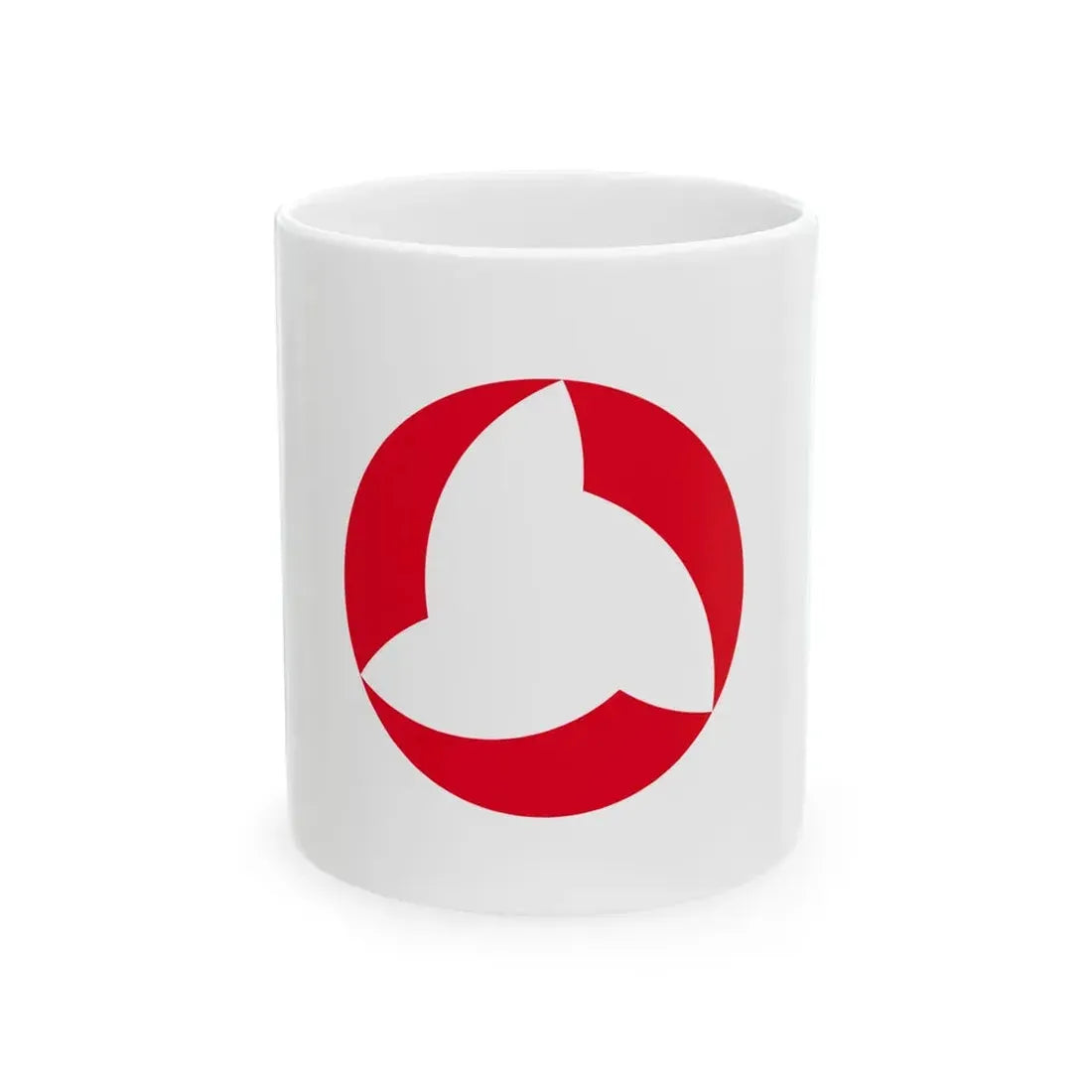 Flag of Nishigo Fukushima (Japan) White Coffee Mug 11oz - Go Mug Yourself