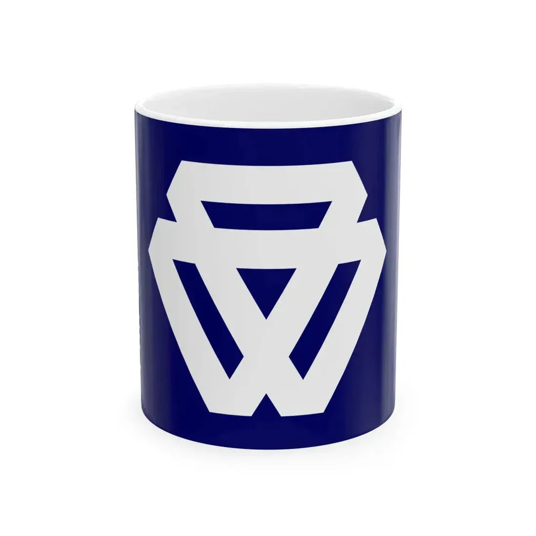 Flag of Nishikatsura Yamanashi (Japan) White Coffee Mug 11oz - Go Mug Yourself