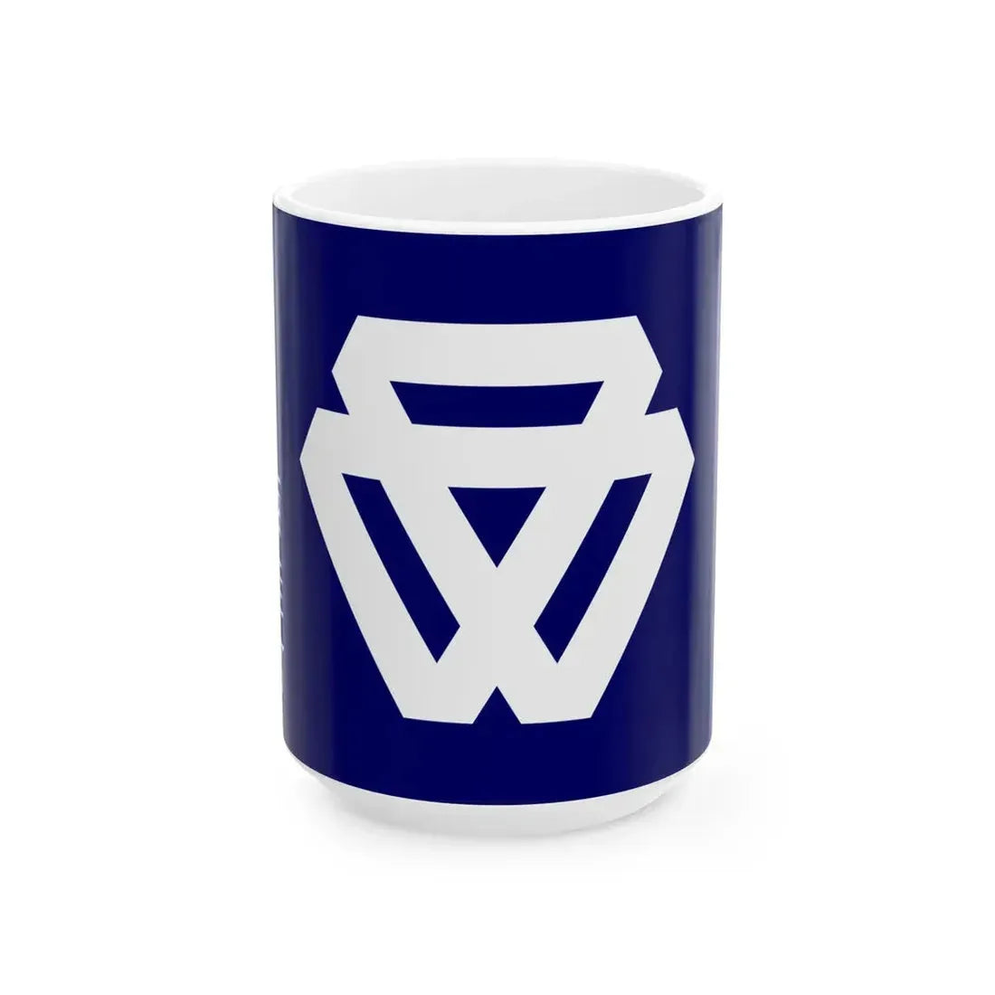 Flag of Nishikatsura Yamanashi (Japan) White Coffee Mug 15oz - Go Mug Yourself