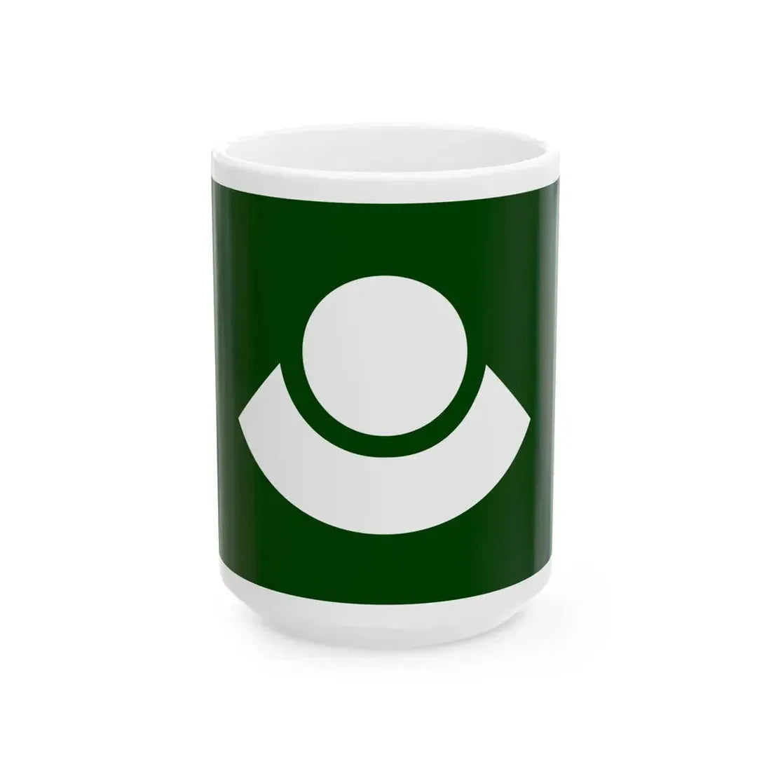 Flag of Nishiki Kumamoto (Japan) White Coffee Mug 15oz - Go Mug Yourself