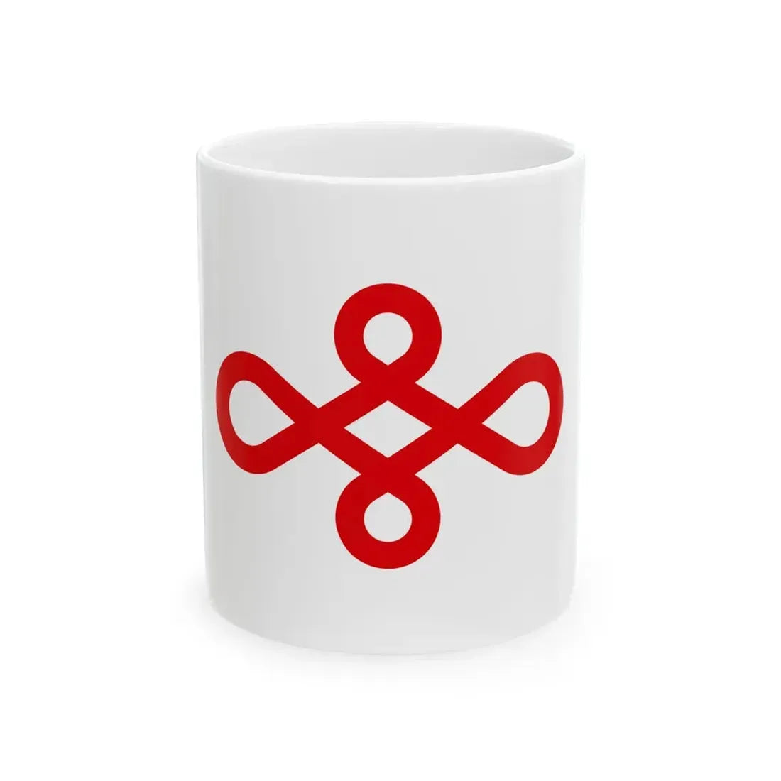 Flag of Nishio Aichi (Japan) White Coffee Mug 11oz - Go Mug Yourself