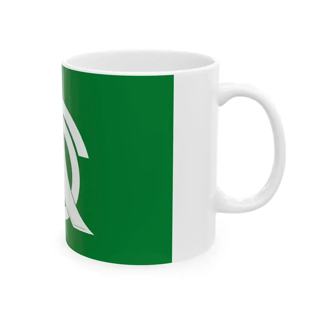 Flag of Nishiokoppe Hokkaido (Japan) White Coffee Mug - Go Mug Yourself