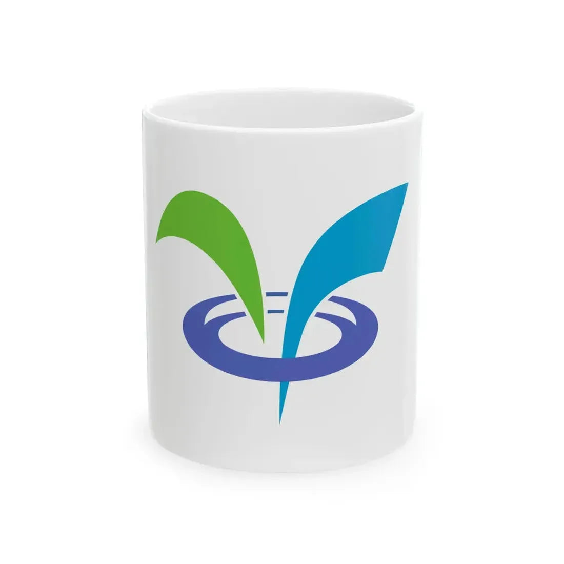 Flag of Nishiwaga Iwate (Japan) White Coffee Mug 11oz - Go Mug Yourself