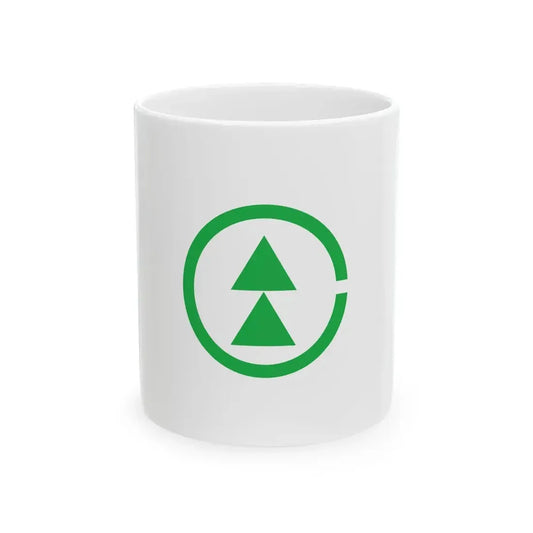 Flag of Nita Shimane 1955-2005 (Japan) White Coffee Mug 11oz - Go Mug Yourself