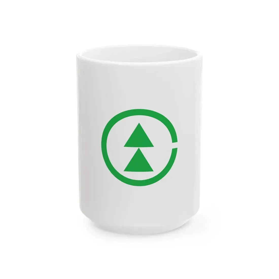 Flag of Nita Shimane 1955-2005 (Japan) White Coffee Mug 15oz - Go Mug Yourself