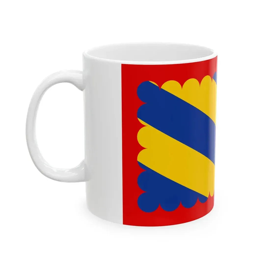Flag of Nivernais (Belgium) White Coffee Mug - Go Mug Yourself