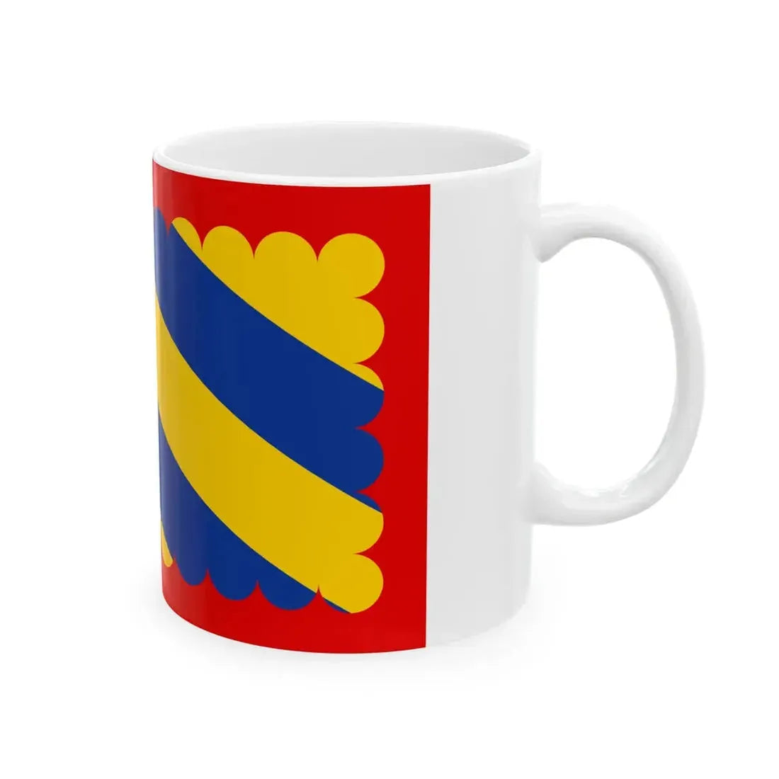 Flag of Nivernais (Belgium) White Coffee Mug - Go Mug Yourself