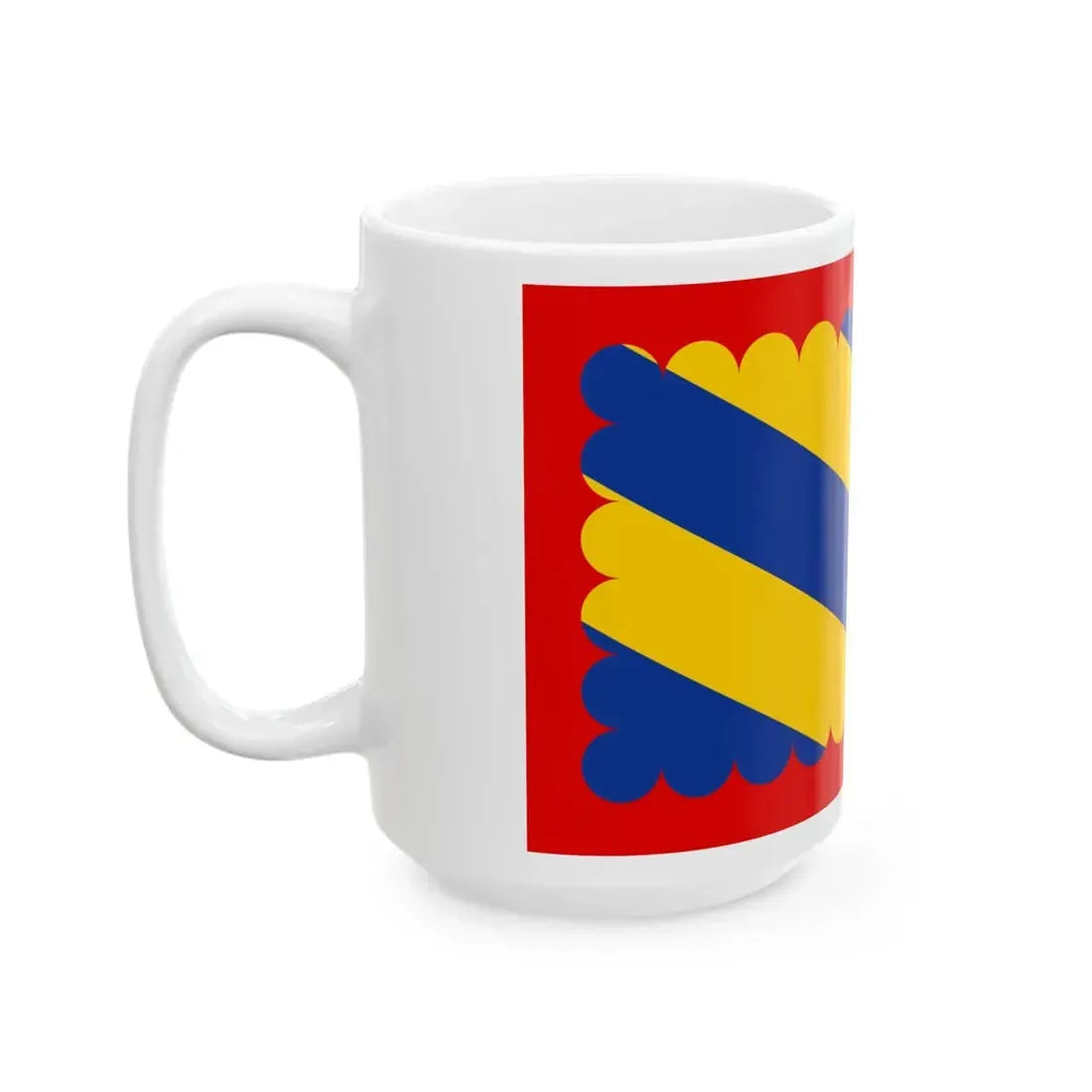 Flag of Nivernais (Belgium) White Coffee Mug - Go Mug Yourself