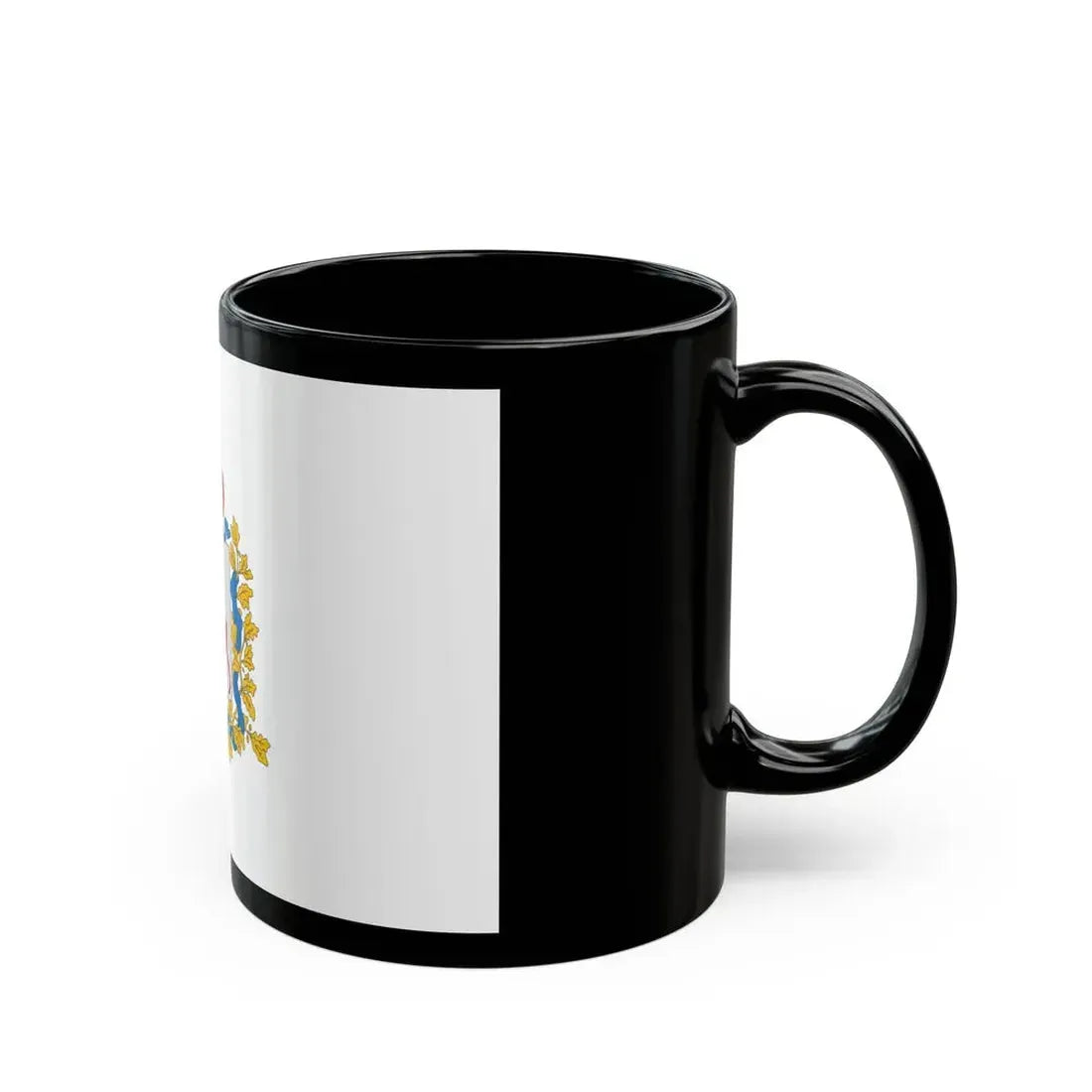 Flag of Nizhny Novgorod Oblast Russia - Black Coffee Mug - Go Mug Yourself