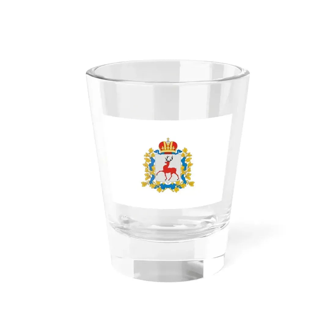 Flag of Nizhny Novgorod Oblast Russia - Shot Glass 1.5oz 1.5oz - Go Mug Yourself