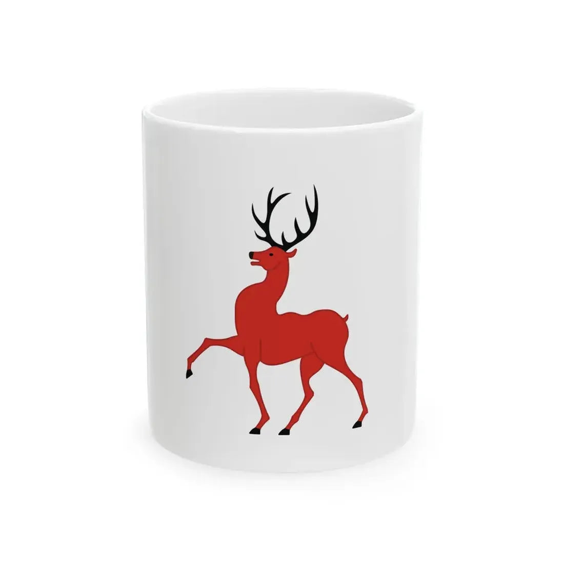 Flag of Nizhny Novgorod Region simplified (Russia) White Coffee Mug 11oz - Go Mug Yourself