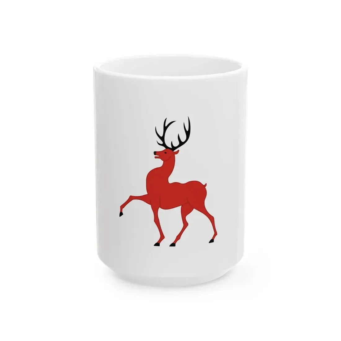 Flag of Nizhny Novgorod Region simplified (Russia) White Coffee Mug 15oz - Go Mug Yourself