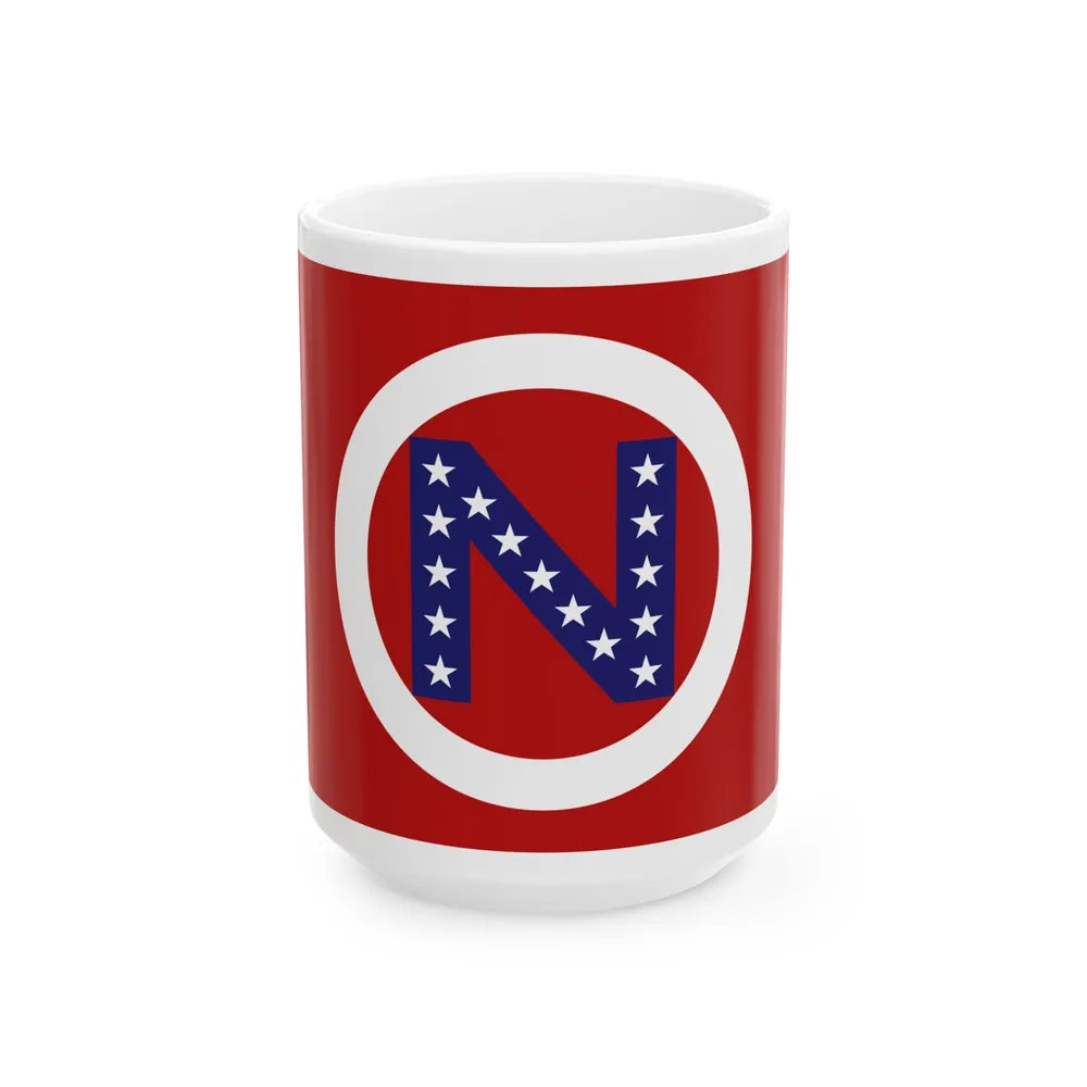 Flag of Noble County Ohio (United States) White Coffee Mug 15oz - Go Mug Yourself
