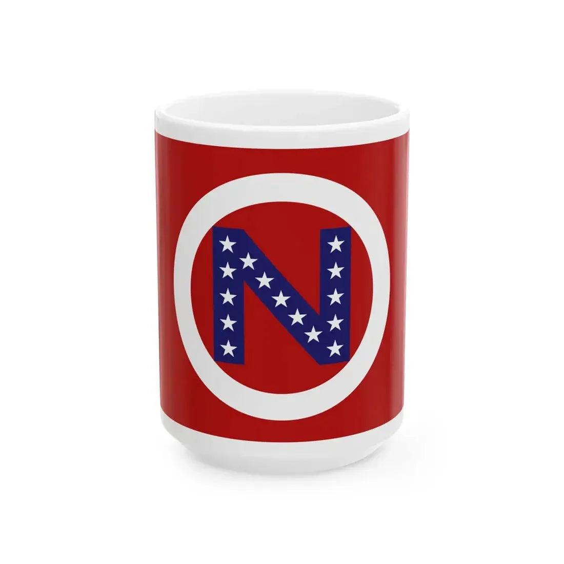 Flag of Noble County Ohio (United States) White Coffee Mug 15oz - Go Mug Yourself