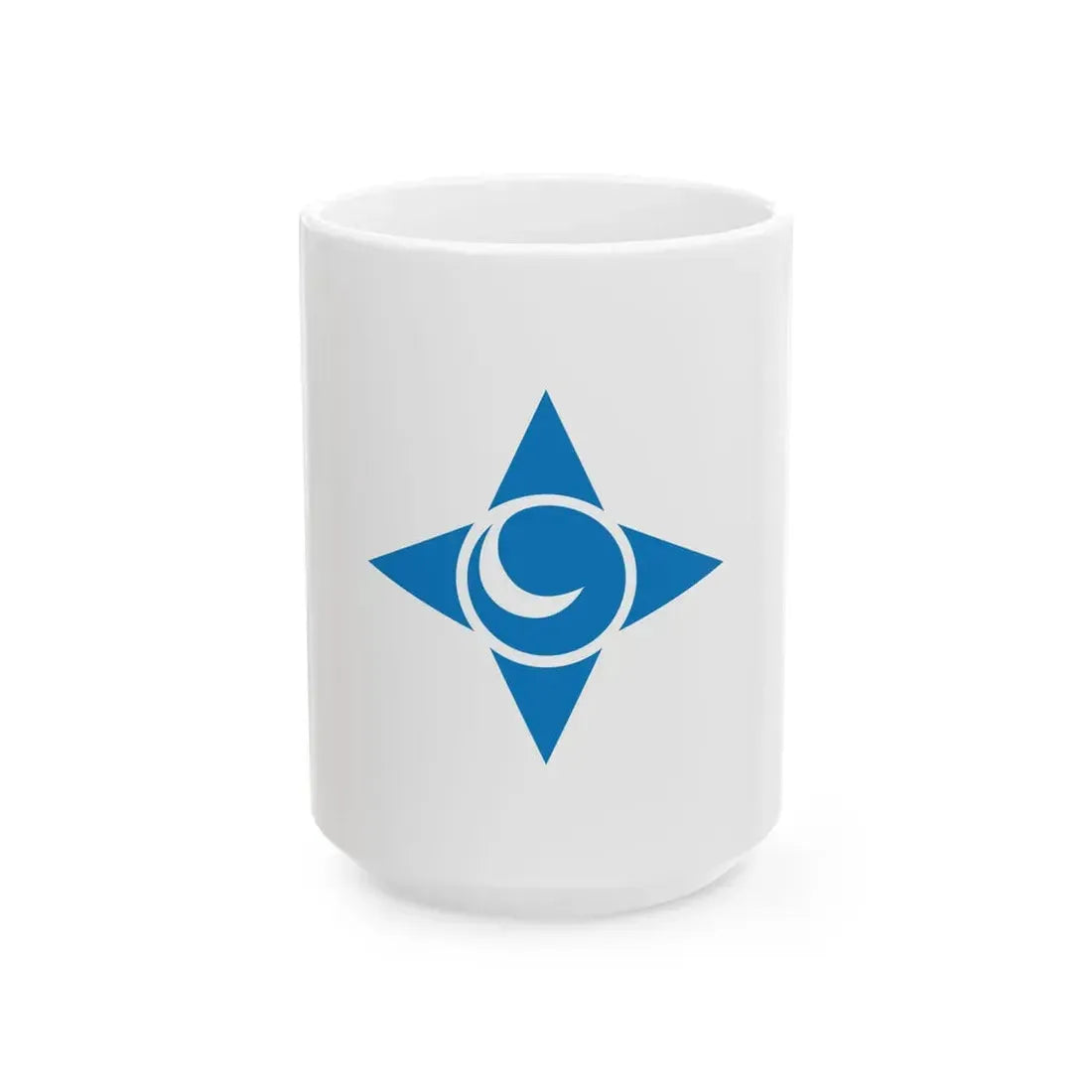 Flag of Noda Iwate (Japan) White Coffee Mug 15oz - Go Mug Yourself