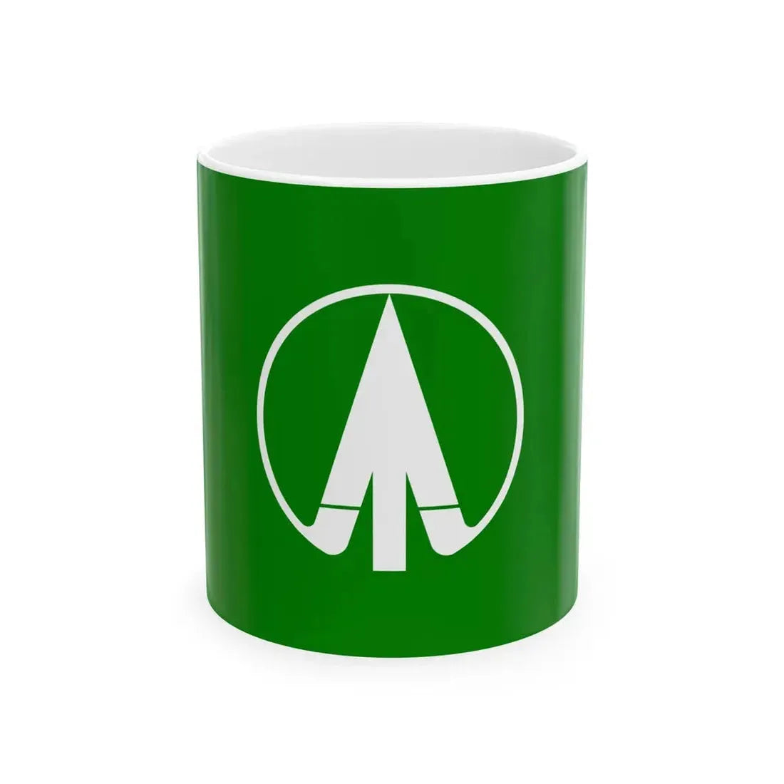 Flag of Nogi Tochigi (Japan) White Coffee Mug 11oz - Go Mug Yourself