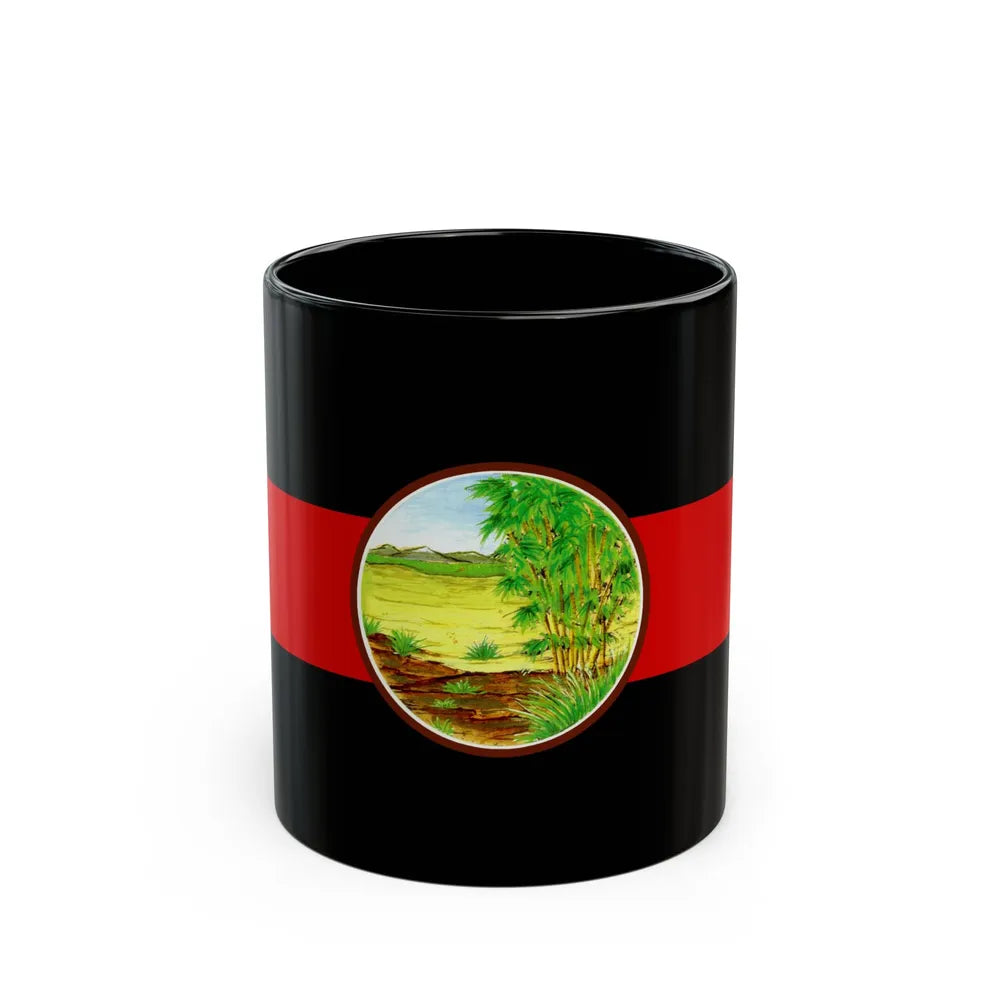 Flag of Nong Khai Province Thailand - Black Coffee Mug 11oz - Go Mug Yourself