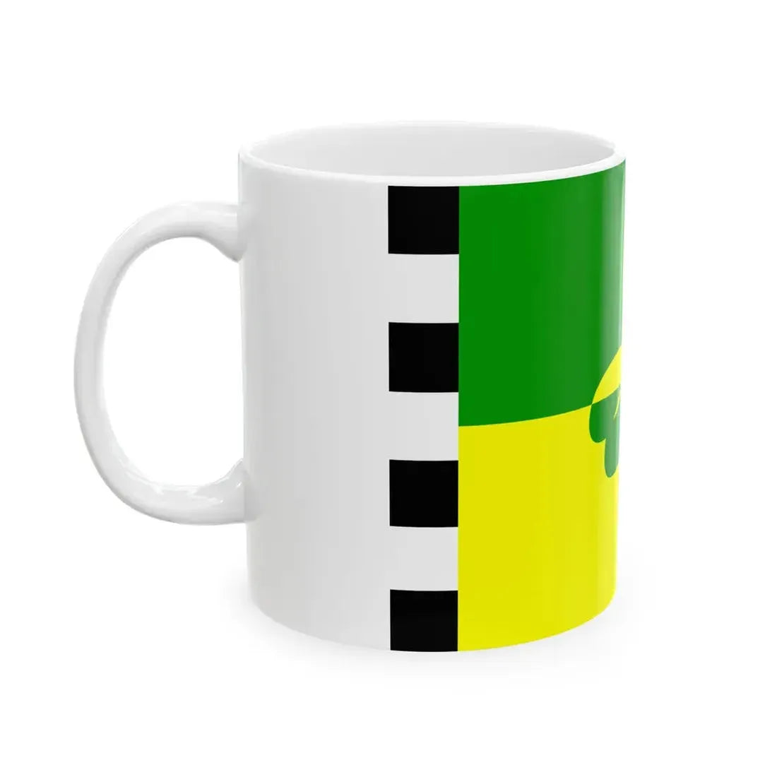 Flag of Noordenveld (Netherlands) White Coffee Mug - Go Mug Yourself