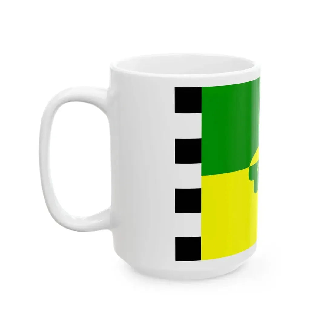 Flag of Noordenveld (Netherlands) White Coffee Mug - Go Mug Yourself