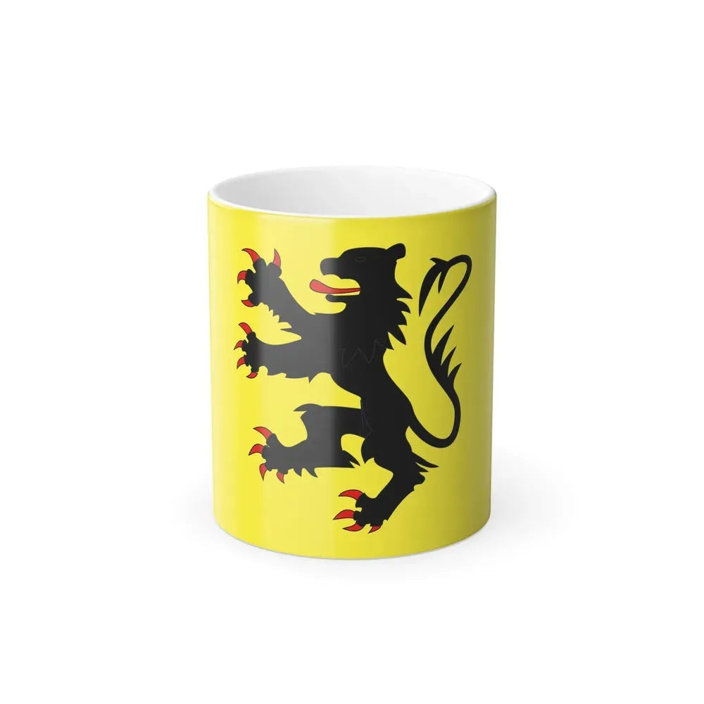 Flag of Nord France 2 - Color Changing Coffee Mug 11oz - Go Mug Yourself