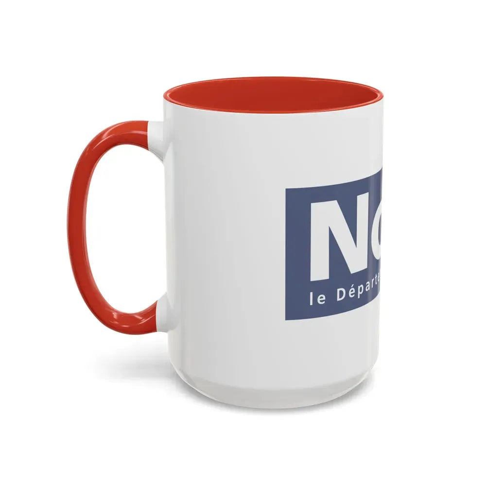 Flag of Nord France - Accent Coffee Mug - Go Mug Yourself