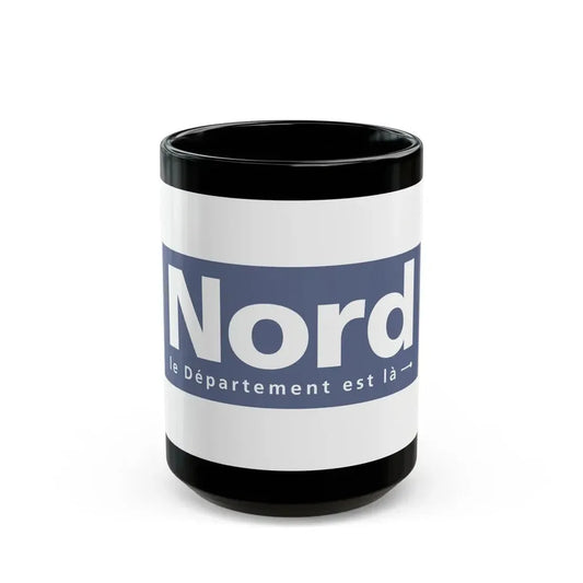 Flag of Nord France - Black Coffee Mug 15oz - Go Mug Yourself