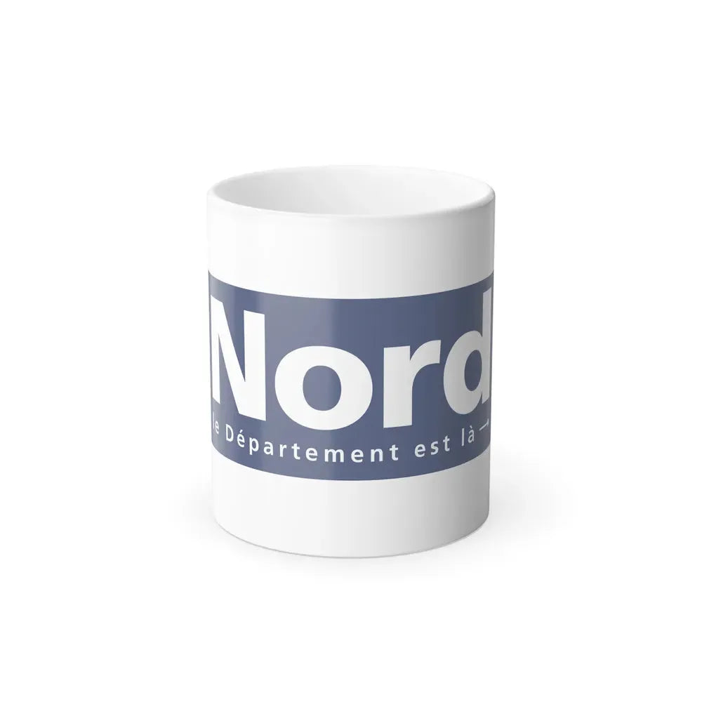 Flag of Nord France - Color Changing Coffee Mug 11oz - Go Mug Yourself