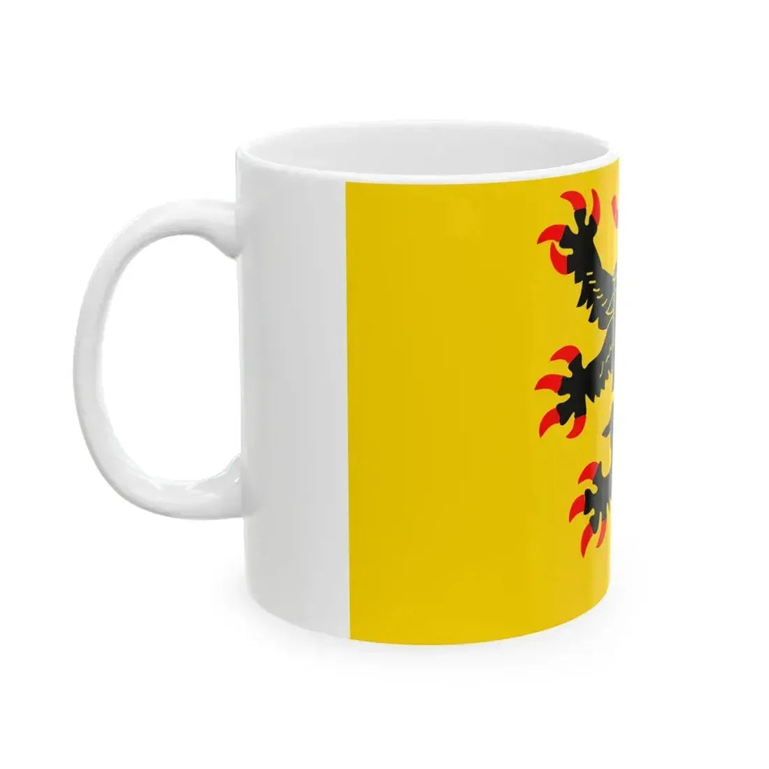 Flag of Nord Pas de Calais France - White Coffee Mug - Go Mug Yourself