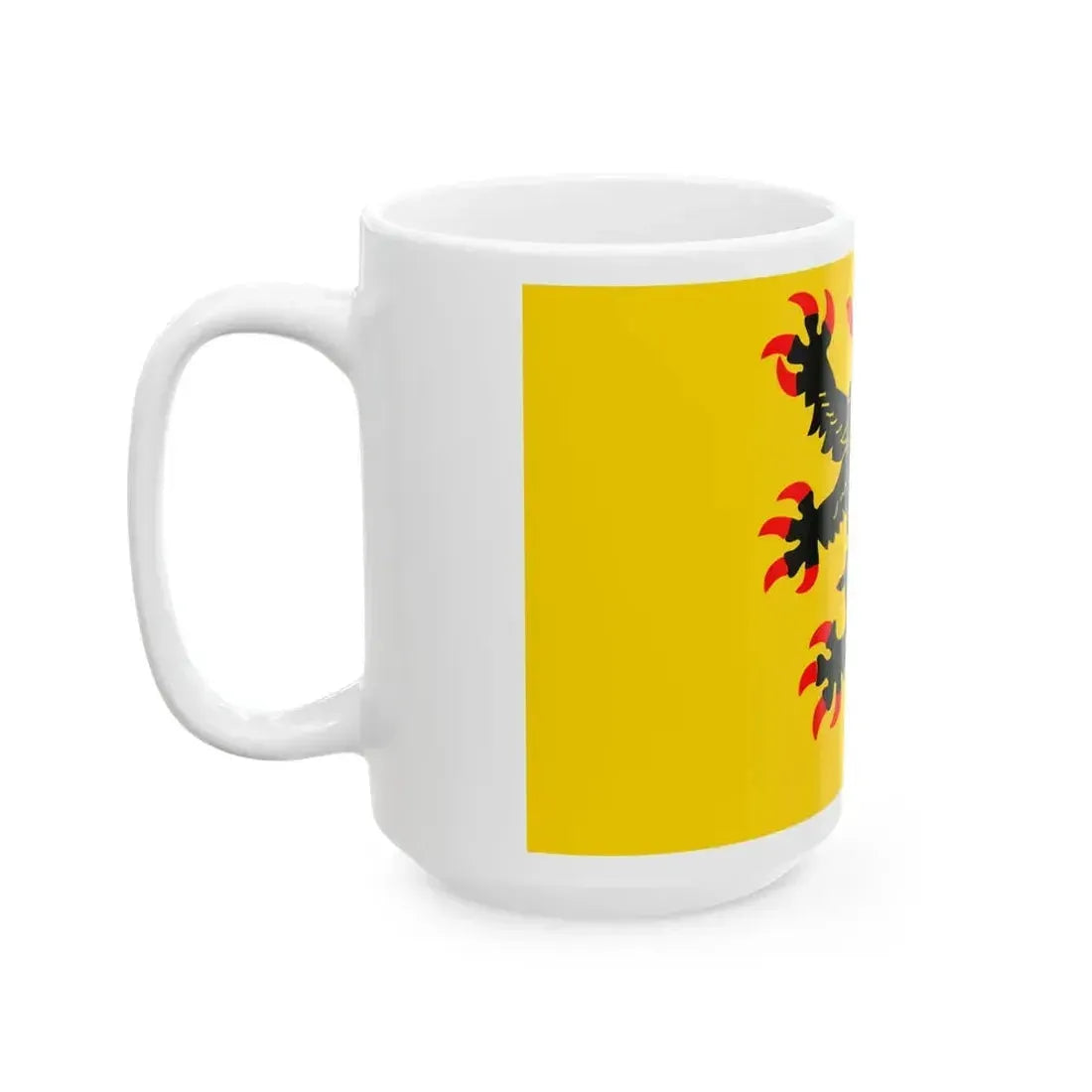 Flag of Nord Pas de Calais France - White Coffee Mug - Go Mug Yourself