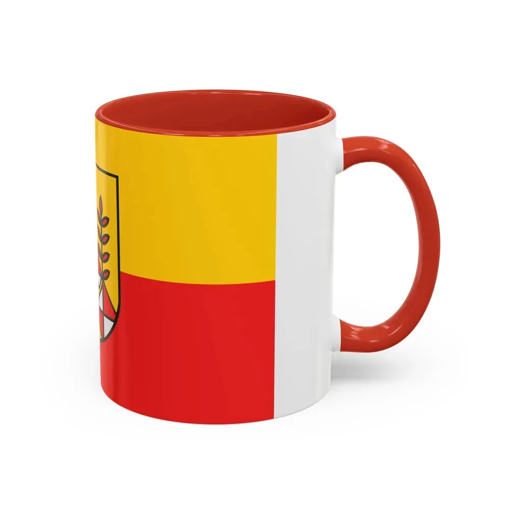Flag of Nordhausen Germany - Accent Coffee Mug - Go Mug Yourself