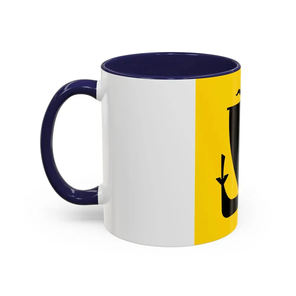 Flag of Nordland Norway - Accent Coffee Mug - Go Mug Yourself