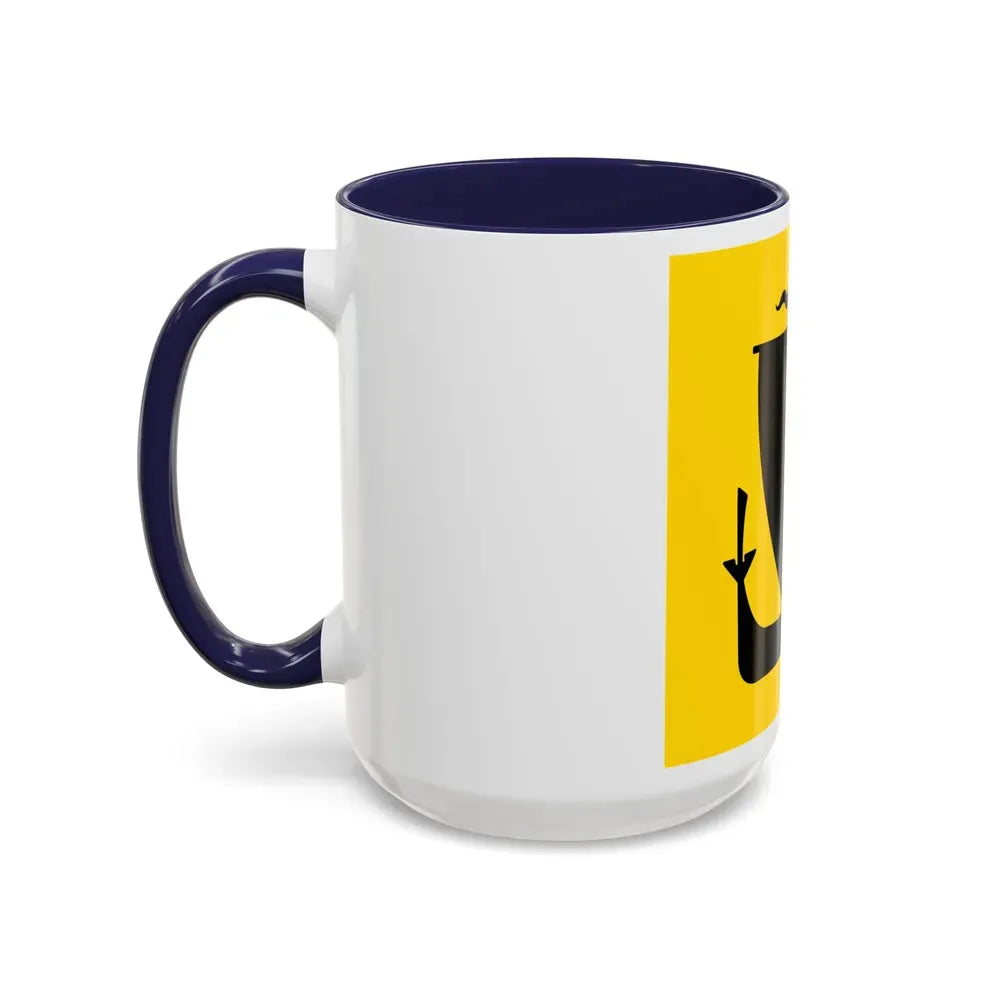 Flag of Nordland Norway - Accent Coffee Mug - Go Mug Yourself