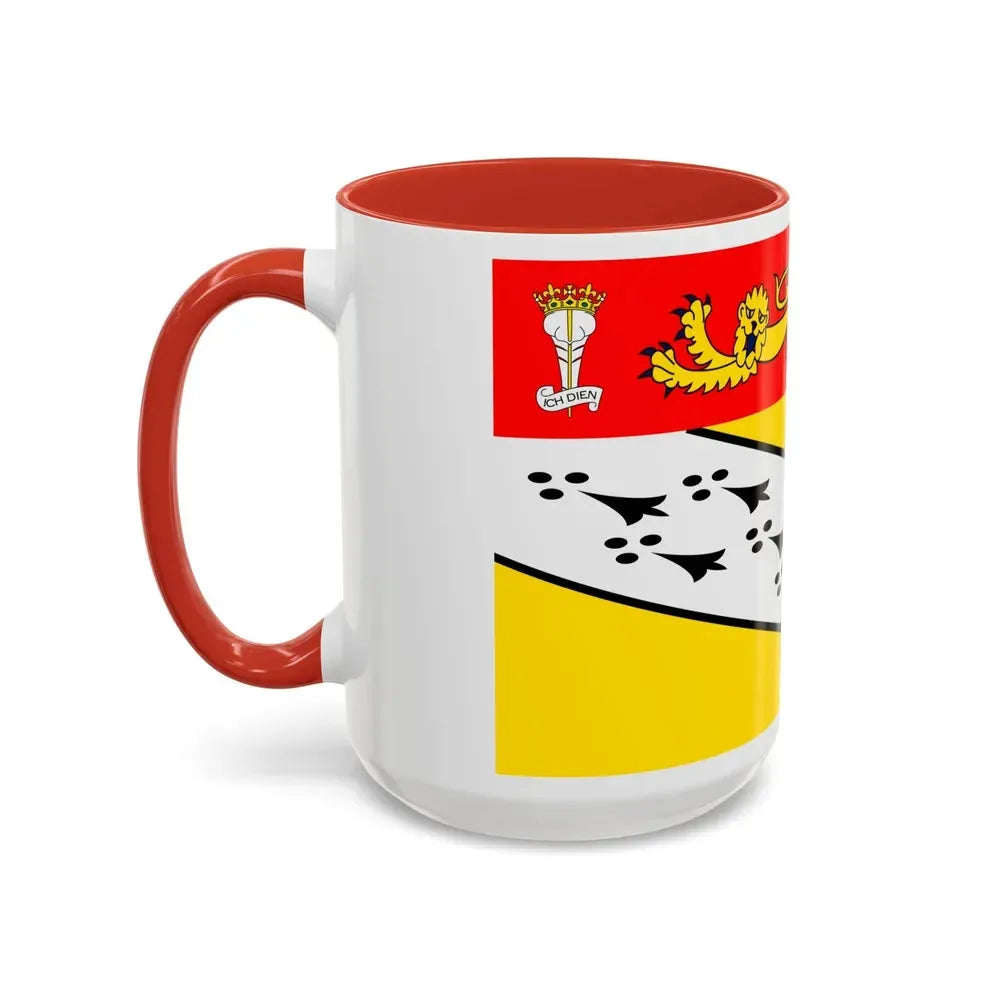 Flag of Norfolk UK - Accent Coffee Mug - Go Mug Yourself