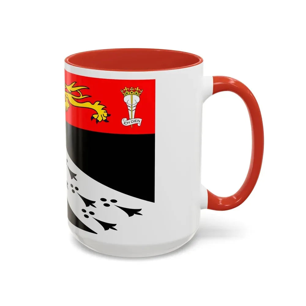 Flag of Norfolk UK - Accent Coffee Mug - Go Mug Yourself