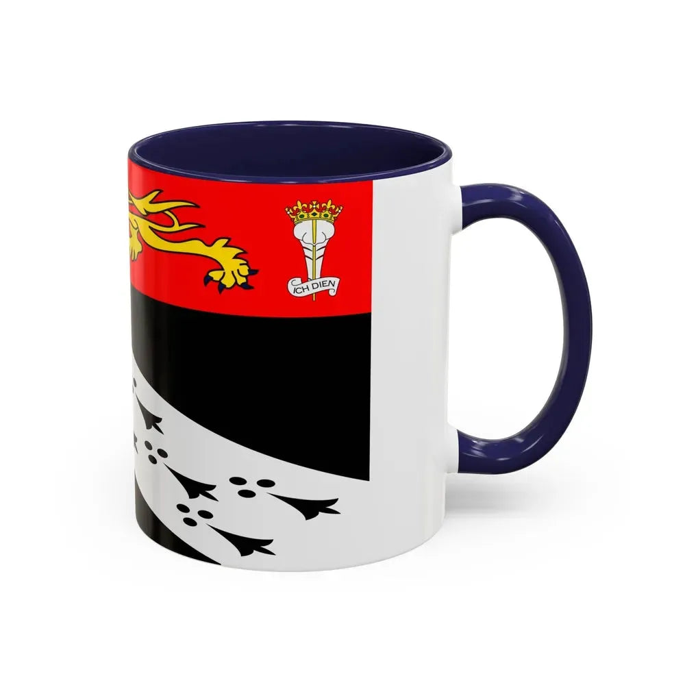 Flag of Norfolk UK - Accent Coffee Mug - Go Mug Yourself